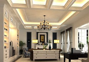 欧式客厅3d模型